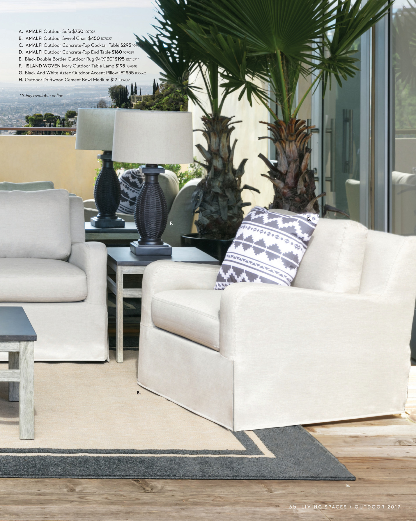 living spaces - product catalog - outdoor 2017 - page 34-35 living spaces - product catalog - outdoor 2017 - page 34-35