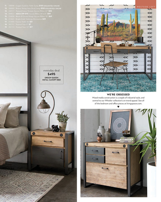 Living Spaces Spring 2018 Whistler Desk