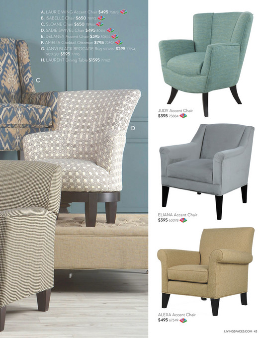 Living Spaces Product Catalog August 2014 Eliana