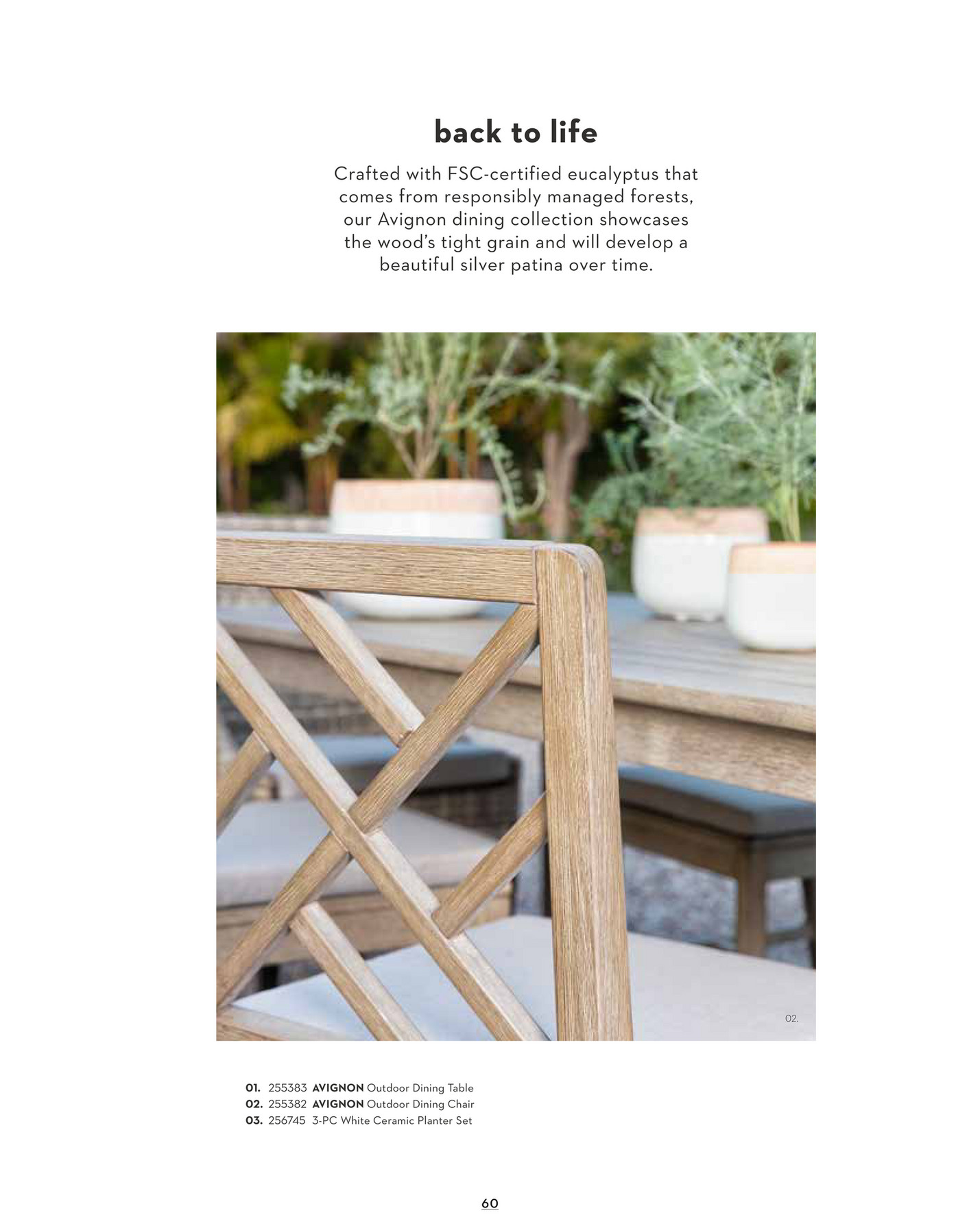 life living outdoor living on Living Spaces Outdoor 2020 Capri Outdoor Dining Chair