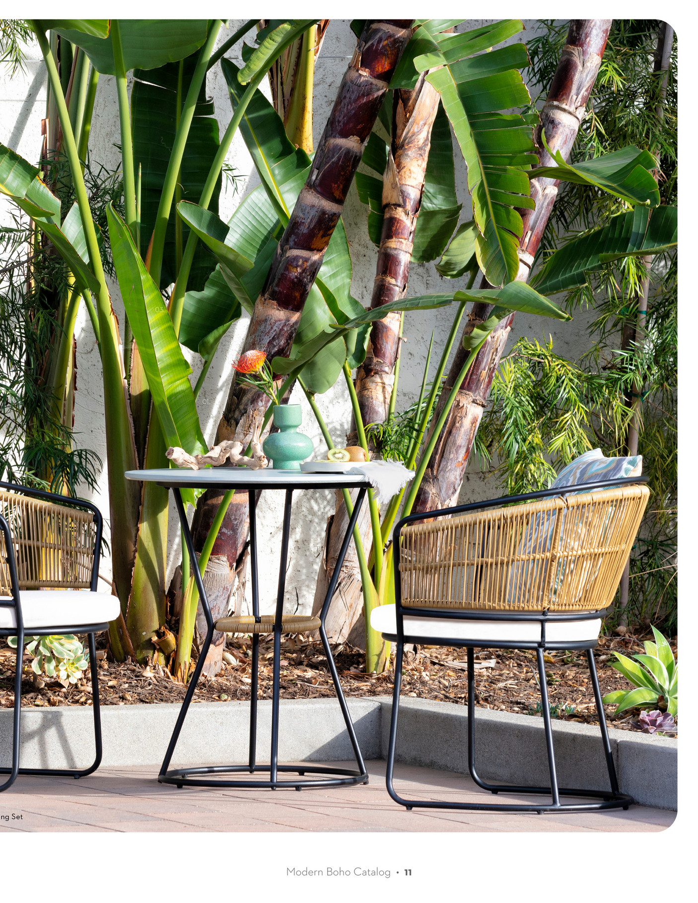 Modern outdoor bistro discount sets