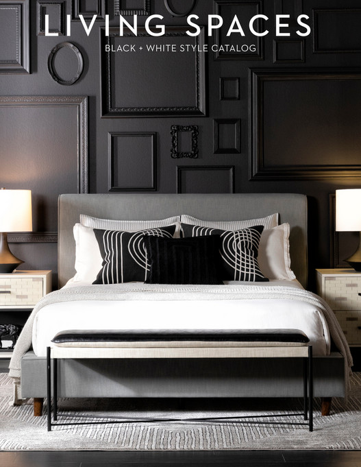 Living Spaces Black and White Catalog Page 1