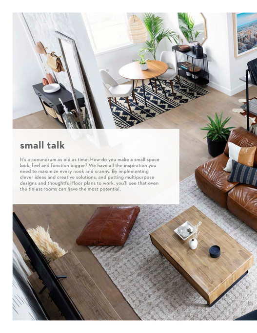 Living Spaces Small Spaces Catalog 2021 Page 23