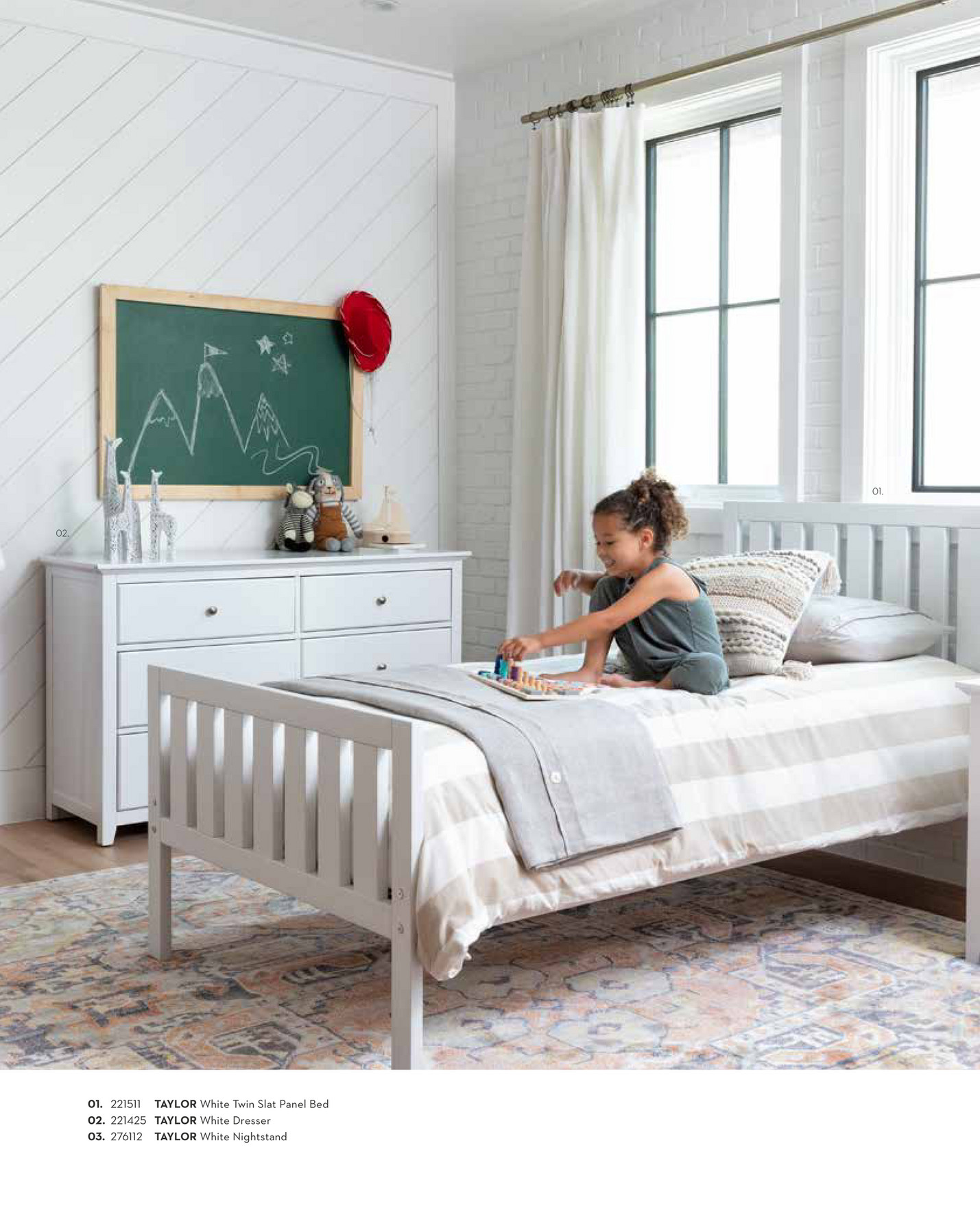 Kids on sale panel bed