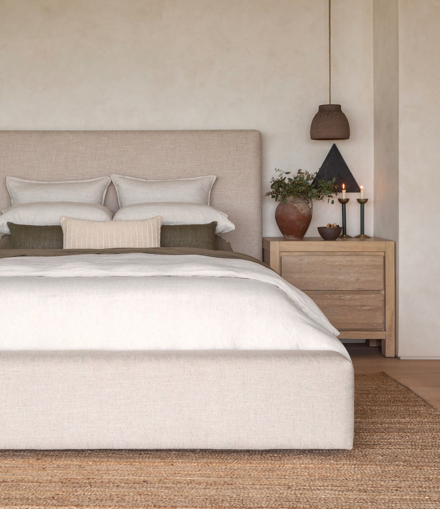 Jeremiah upholstered standard deals bed